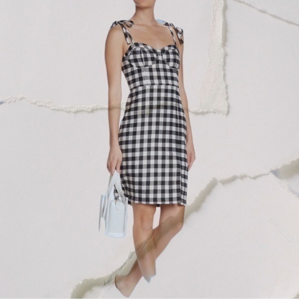 🤎 Checkered , Gingham Dress